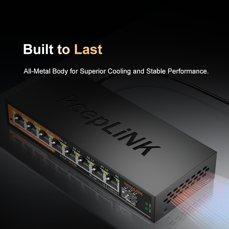 KeepLiNK 2.5Gb dikelola Switch - Sfp+ 10G Managed Switch 8 Port ulasan dan harga